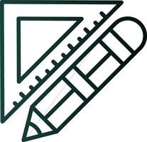 Protractor Vector Icon Design
