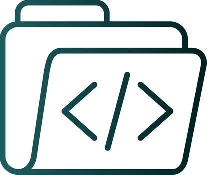 codificación vector icono diseño