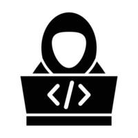 Programmer Vector Glyph Icon For Personal And Commercial Use.