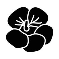 Nasturtium Vector Glyph Icon For Personal And Commercial Use.