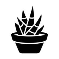 Zebra Plant Vector Glyph Icon For Personal And Commercial Use.