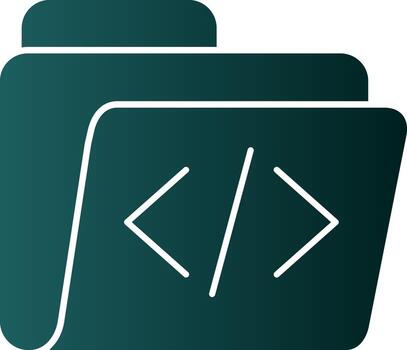 codificación vector icono diseño