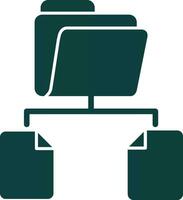 Data Sharing Vector Icon Design