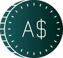 Australian Dollar Vector Icon Design