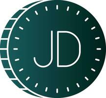 Jordanian dinar Vector Icon Design