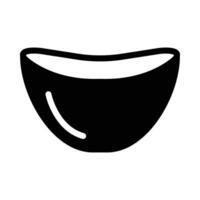 Bowl Vector Glyph Icon For Personal And Commercial Use.