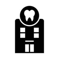 Dental Clinic Vector Glyph Icon For Personal And Commercial Use.