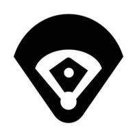 Stadium Vector Glyph Icon For Personal And Commercial Use.