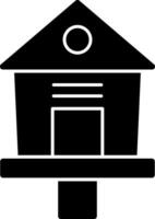 Bird House Vector Icon Design