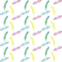 Free vector modern set of hand drawn patterns for oktoberfest design
