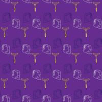 Free vector modern set of hand drawn patterns for oktoberfest design