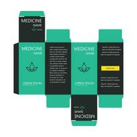 Brand package design with template vector