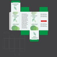 Brand package design with template vector