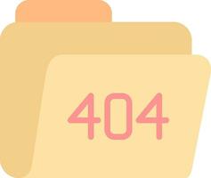 404 Error Vector Icon Design