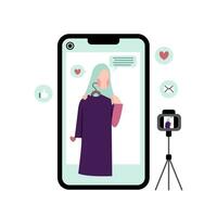 muslimah En Vivo de venta vector