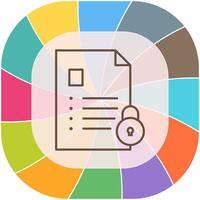 Unique Confidentiality Vector Icon