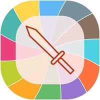 Unique Sword Vector Icon