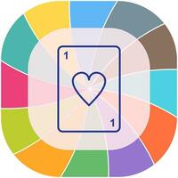 Unique Card Vector Icon