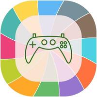 icono de vector de consola de juegos único