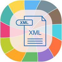 XML Vector Icon
