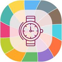 icono de vector de reloj de pulsera