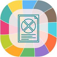 Pie Chart Vector Icon