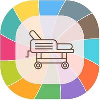 Hospital Bed Vector Icon
