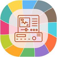 Electrocardiogram Vector Icon