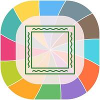 Unique Frame Vector Icon