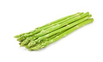 Asparagus isolated on white background photo