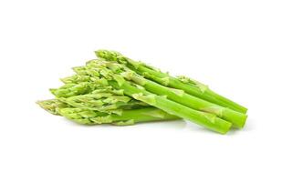 Asparagus isolated on white background photo