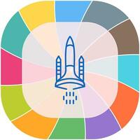 Space Shuttle Vector Icon