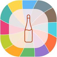 Champagne Bottle Vector Icon