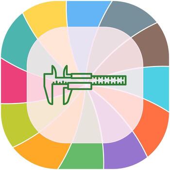 Calipers Vector Icon