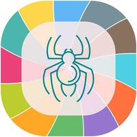 icono de vector de araña