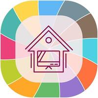 Smart TV Vector Icon