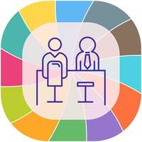 Employee Interview Vector Icon