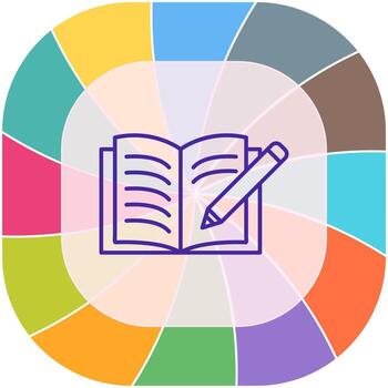 escribir icono vectorial vector