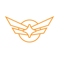 Wings military badge icon png