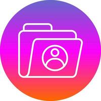 Profile Vector Icon Design