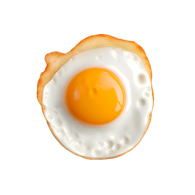 Fried egg isolated. Illustration AI Generative 23285896 PNG