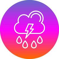 Storm Vector Icon Design