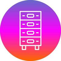 Drawer Vector Icon Design