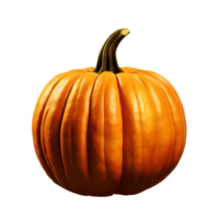 Pumpkin Whole Pumpkin Halloween Pumpkin No Background Applicable to any Context Perfect for Print on demand Merchandise Ai Generated ai generative png