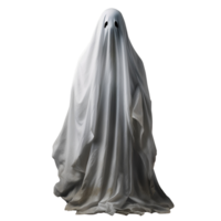 Halloween White Ghost No Background Image Applicable to any context Perfect for print on demand Merchandise AI Generative png