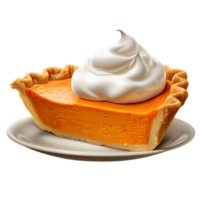 Pumpkin Pie Pumpkin Cake Pumpkin Dessert Halloween Pumpkin Pie Dessert Cake Cheese Cake No Background Applicable to any Context Perfect for Print on Demand Merchandise Ai Generated ai generative png