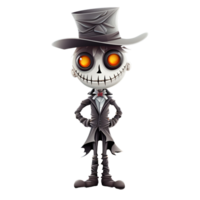 cartone animato stile Halloween personaggi no sfondo applicabile per qualunque contesto Perfetto per Stampa su richiesta merce ai generativo png