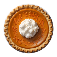 Pumpkin Pie Pumpkin Cake Pumpkin Dessert Halloween Pumpkin Pie Dessert Cake Cheese Cake No Background Applicable to any Context Perfect for Print on Demand Merchandise Ai Generated ai generative png