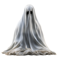 Halloween White Ghost No Background Image Applicable to any context Perfect for print on demand Merchandise AI Generative png