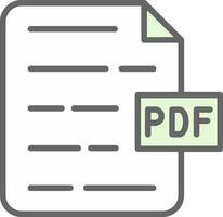 pdf documento vector icono diseño